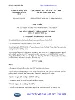 Nghị quyết 120 NQ-HĐND năm 2016 về kế hoạch đầu tư công năm 2017 của thành phố Hồ Chí Minh