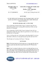 Quyết định 1371 QĐ-BKHCN về danh mục đề tài khoa học và công nghệ cấp quốc gia