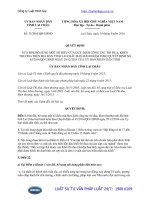 Quyết định 33 2016 QĐ-UBND sửa đổi Quy định công tác thi đua, khen thưởng trên địa bàn tỉnh Lai Châu kèm theo Quyết định 45 2014 QĐ-UBND