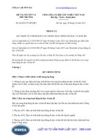 Thông tư quy định về chế độ báo cáo trong hoạt đọng đo đạc và bản đồ