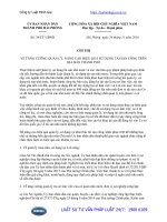 Chỉ thị 34 CT-UBND năm 2016 về tăng cường quản lý, nâng cao hiệu quả sử dụng tài sản công trên địa bàn thành phố Hải Phòng