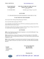 Quyết định 1463 QĐ-UBND năm 2016 công bố danh sách người Giám định Tư pháp theo vụ việc do tỉnh Ninh Bình ban hành