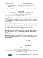 Quyết định 2607 QĐ-UBND năm 2016 phê duyệt Điều lệ Hiệp hội Dược liệu tỉnh Hà Giang