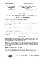 Quyết định 2559 QĐ-UBND bổ sung kế hoạch sử dụng đất năm 2016 huyện Hải Lăng, tỉnh Quảng Trị