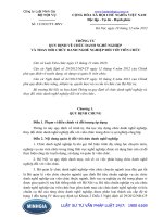 Thông tư 12 2012 TT-BNV quy định về chức danh nghề nghiệp và thay đổi chức danh nghề nghiệp đối với viên chức