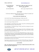 Quyết định 45 2016 QĐ-UBND về quy định giá tiêu thụ nước sạch của Công ty Cổ phần Cấp thoát nước Bến Tre do tỉnh Bến Tre ban hành