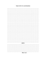 xử lý tình huống giáo viên xúc phạm thân thể học sinh