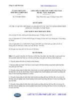 Quyết định 2235 QĐ-UBND năm 2016 về ủy quyền tiếp nhận và giải quyết thủ tục hành chính trên lĩnh vực văn hóa và thể thao do tỉnh Thừa Thiên Huế ban hành