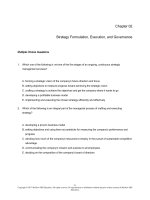 Essentials of strategic management the quest for competitive advantage 5th edition gamble test bank 