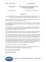 Thông tư hướng dẫn về tài chính khi đổi mới của công ty nông, lâm nghiệp