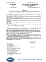 Thông tư ban hành các chuẩn mực Việt Nam về hợp đồng dịch vụ đảm bảo