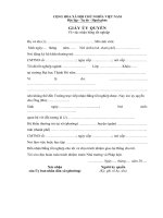 mẫu giấy ủy quyền mau giay uy quyen