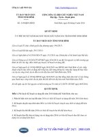 Quyết định 1154 QĐ-UBND phê duyệt kế hoạch sử dụng đất năm 2016 thành phố Ninh Bình, tỉnh Ninh Bình