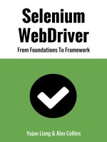 Selenium webdriver from foundations to framework 