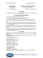 Bảng giá đất tỉnh Nam Định giai đoạn 2015 - 2020