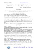 Quyết định 32 2016 QĐ-UBND về quy định chức năng, nhiệm vụ, quyền hạn và cơ cấu tổ chức của Sở Thông tin và Truyền thông tỉnh Sơn La