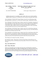 Thông tư 31 2015 TT-BLĐTBXH hướng dẫn quản lý lao động, tiền lương, tiền thưởng trong Công ty Quản lý tài sản