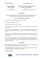 Quyết định 1968 QĐ-UBND năm 2016 phê duyệt điều chỉnh quy hoạch chung xây dựng Khu du lịch hồ Tuyền Lâm, thành phố Đà Lạt, tỉnh Lâm Đồng