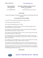 Quyết định 41 2016 QĐ-UBND về quy định mức giá dịch vụ xe ra, vào bến xe ô tô trên địa bàn tỉnh Nam Định