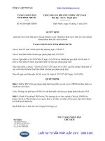 Quyết định 45 2016 QĐ-UBND bãi bỏ Chỉ thị quy phạm pháp luật trong lĩnh vực nội vụ do Ủy ban nhân dân tỉnh Bình Phước ban hành