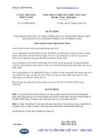 Quyết định 1535 QĐ-UBND năm 2016 công bố sửa đổi thủ tục hành chính lĩnh vực Đăng kiểm thuộc chức năng quản lý của Sở Giao thông vận tỉnh Cà Mau