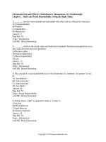 Entrepreneurship and effective small business management 11th edition scarborough test bank 