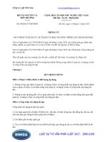 Thông tư 49 2015 TT-BTNMT quy định về quản lý, sử dụng và bảo vệ công trình xây dựng đo đạc