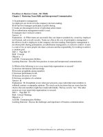 Excellence in business communication 10th edition thill test bank