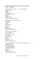 Entrepreneurship and small business management 2nd edition mariotti test bank 