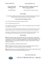 Quyết định 602 QĐ-UBND điều chỉnh quy hoạch sử dụng đất đến năm 2020, bổ sung kế hoạch sử dụng đất năm 2016 huyện Yên Thế, tỉnh Bắc Giang