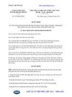 Quyết định 2125 QĐ-UBND về phân bổ kinh phí hỗ trợ xi măng thực hiện Chương trình mục tiêu quốc gia xây dựng nông thôn mới năm 2016 do thành phố Hải Phòng ban hành