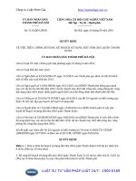 Quyết định 5135 QĐ-UBND điều chỉnh kế hoạch sử dụng đất năm 2016 quận Thanh Xuân, thành phố Hà Nội