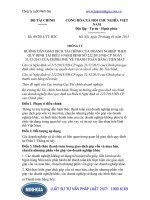 Thông tư 09 2015 TT-BTC hướng dẫn giao dịch tài chính của doanh nghiệp