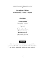 Exceptional children an introduction to special education 10th edition heward test bank 