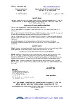 Quyết định 2864 QĐ-UBND năm 2016 công bố thủ tục hành chính thuộc thẩm quyền giải quyết của Sở Nông nghiệp và Phát triển nông thôn tỉnh Hà Tĩnh (lĩnh vực: thủy sản, phát triển nông thôn)