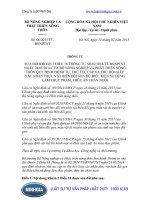 Thông tư số 06 2015 TT-BNNPTNT về xác nhận thực vật biến đổi gen đủ điều kiện sử dụng làm thực phẩm, thức ăn chăn nuôi