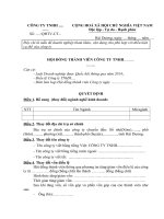 Quyet dinh Hoi dong thanh vien