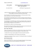 Thông tư hướng dẫn chính sách tài chính đặc thù với công ty nông, lâm nghiệp