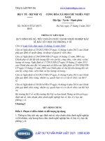 Thông tư liên tịch 10 2015 TTLT-BYT-BNV quy định mã số, tiêu chuẩn chức danh nghề nghiệp bác sĩ