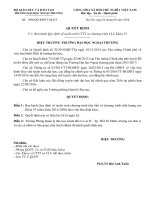 Q 1690 ng y 26.8.16 v Quy dinh ve tuyen sinh CTTT CLC K55