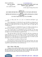 Thông tư 132 2013 TT-BTC quy định chế độ thu, nộp và quản lý sử dụng phí thẩm định, phê duyệt đánh giá an ninh cảng biển