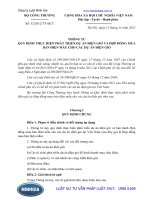 Thông tư số: 32 2012 TT-BCT Quy định thực hiện phát triển điện gió và Hợp đồng mua bán điện mẫu cho các dự án điện gió năm 2012.