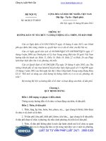 Thông tư 04 2012 TT-BNV hướng dẫn về tổ chức và hoạt động của thôn, tổ dân phố