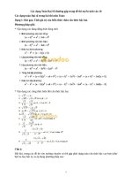 cac dang toan dai so thuong gap trong de thi tuyen sinh vao 10