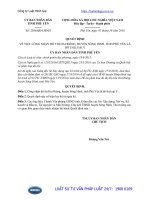 Quyết định 2386 QĐ-UBND năm 2016 về công nhận đô thị Hai Riêng, huyện Sông Hinh, tỉnh Phú Yên là đô thị loại V