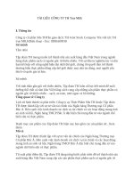 Tài liệu công ty TH true milk