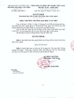 Quyết định Ban hành Quy chế cử sinh viên đi học tập ở nước ngoài