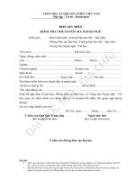 Mẫu đơn xét miễn thi chuẩn đầu ra Ngoại ngữ