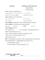 Bo de thi giua ki 1 toan lop 6