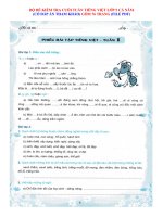 BỘ ĐỀ KIỂM TRA CUỐI TUẦN TIẾNG VIỆT LỚP 5 CẢ NĂM (CÓ ĐÁP ÁN THAM KHẢO)